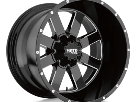 Moto Metal MO962 20X12 8X6.5 G-BLK MILL -44MM Online Hot Sale