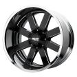 Moto Metal MO200 20X12 5X5.0 G-BLK MILL CHR LP -44MM on Sale