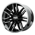 Moto Metal MO202 22X10 6X5.5 BLK MACH CHR LP -18MM Discount