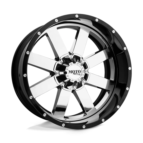 Moto Metal MO200 22X10 6X135 CHR G-BLK MILL LP -18MM For Sale