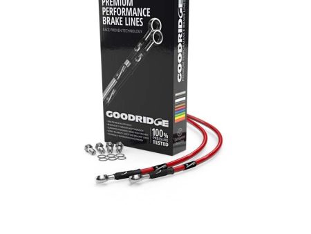 Goodridge 89-92 Suzuki GSXR1100K-N S S Red Clutch Lines Sale