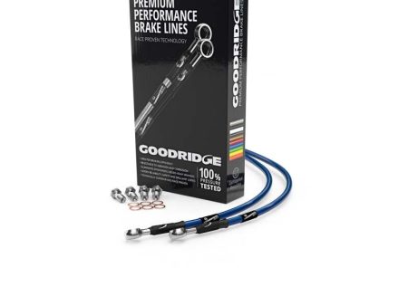 Goodridge 89-92 Suzuki GSXR1100K-N S S Electric Blue Clutch Lines For Cheap