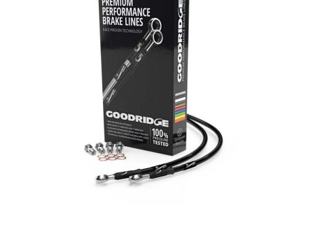 Goodridge 96-00 Suzuki GSF1200 Bandit Black Clutch Lines Cheap