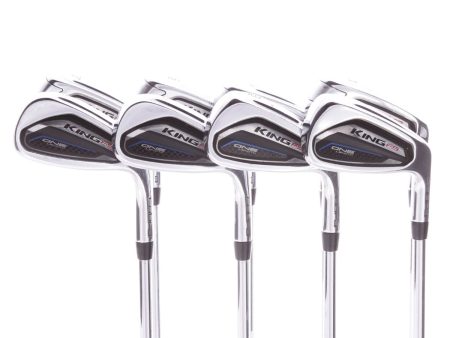 Cobra F9 One Length Steel Men s Right Hand Irons 4-GW Stiff - KBS Tour 80 90 120 on Sale