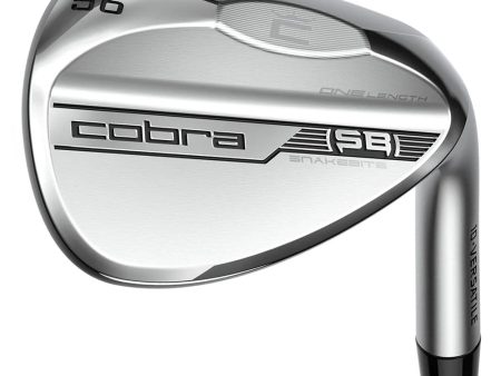 Cobra Snakebite V Satin Chrome One Length Wedge - Steel Online now