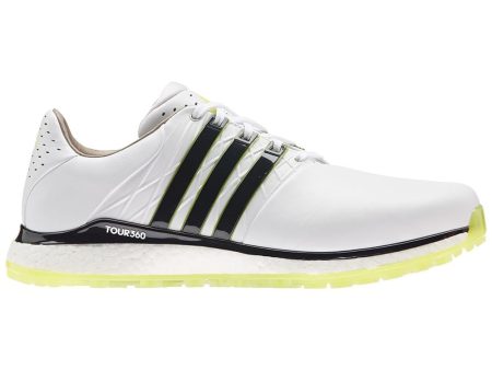 adidas Tour 360 XT-SL 2 Spikeless Shoes - White Black Acid Yellow Hot on Sale