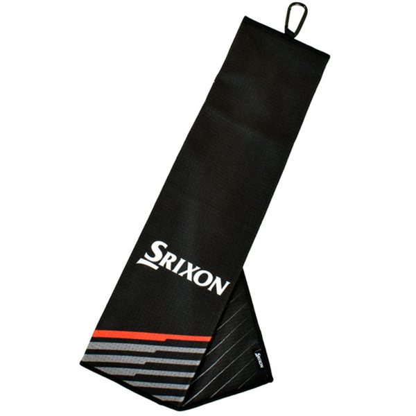 Srixon Tri-Fold Towel - Black Fashion