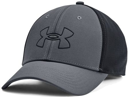 Under Armour Iso-Chill Driver Mesh Adjustable Cap - Pitch Grey Black Supply