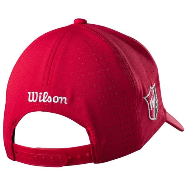 Wilson Performance Mesh Cap - Red For Cheap