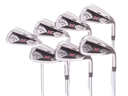 Callaway X Hot Steel Men s Right Hand Irons 4-PW Regular - Speedstep 85 Online Sale