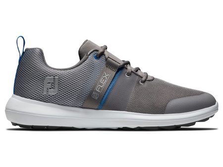 FootJoy Flex Spikeless Shoe - Grey Blue Online now