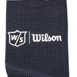 Wilson Tri-Fold Golf Towel - Black Cheap