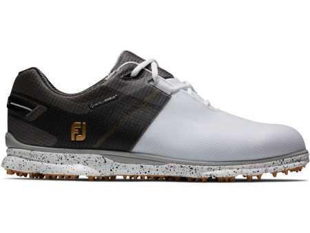 FootJoy Pro SL Sport Spikeless Waterproof Shoes - White Black Multi Online now