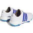 adidas Tour360  22 Spiked Waterproof Shoes - FTWR White Lucid Blue Core Black Hot on Sale