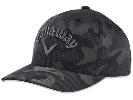 Callaway Adjustable Camo Snapback Cap - Charcoal Fashion