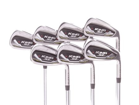 Cobra King SZ Steel Men s Right Hand Irons 5-PW+GW Regular - KBS Tour 90 Online now