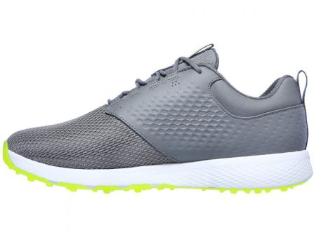 Skechers Go Golf Elite V4 Prestige Spikeless Shoes - Grey Lime For Cheap