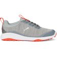 Puma Fusion Pro Spikeless Shoes - Grey Silver Red Online Hot Sale