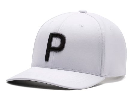 Puma P110 Snapback Cap - Bright White Discount