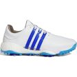 adidas Tour360  22 Spiked Waterproof Shoes - FTWR White Lucid Blue Core Black Hot on Sale