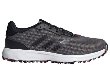 adidas S2G Waterproof Spikeless Shoes - Grey Four Black Scarlet For Sale