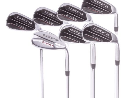 Cobra F-MAX SUPERLITE Steel Men s Right Hand Irons 5-SW Regular - COBRA SUPERLITE For Sale