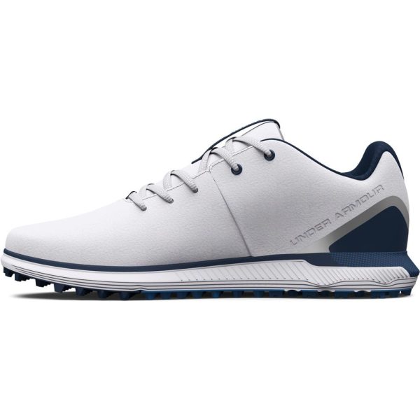 Under Armour HOVR Fade 2 Wide Fit Waterproof Spikeless Shoes - White Academy Grey Sale