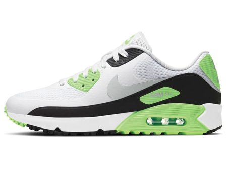 Nike Air Max 90G Spikeless Shoes - White Black Flash Lime Supply