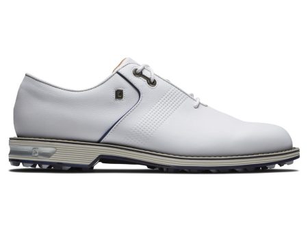 FootJoy Premiere Series Flint Waterproof Spikeless Shoe - White Navy Online now