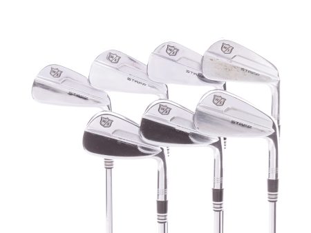 Wilson Staff Model Blades Steel Men s Right Hand Irons 4-PW Stiff - KBS 120 on Sale