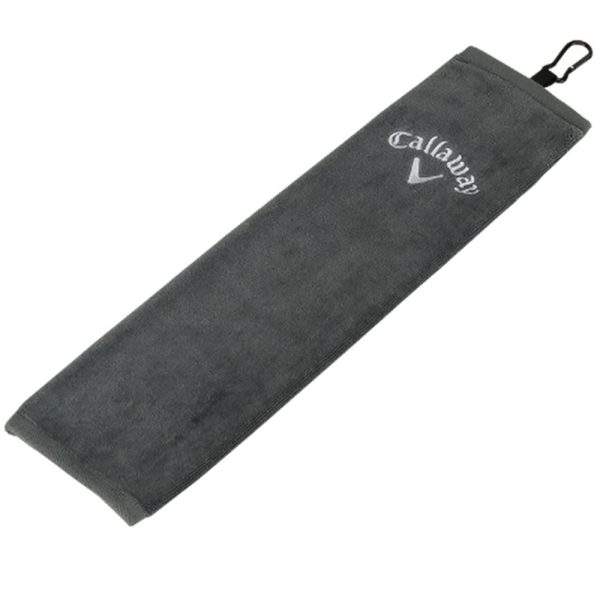 Callaway Tri-Fold Golf Towel - Grey Online now