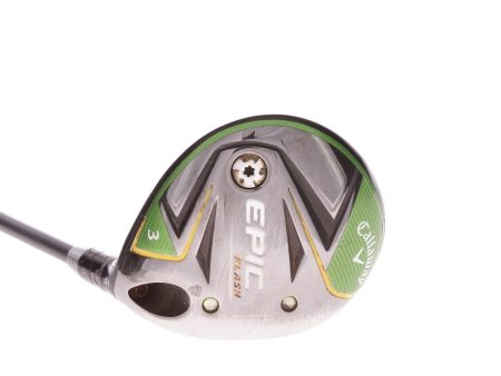 Callaway Epic Flash Graphite Men s Right Hand Fairway 3 Wood 15 Degree Stiff - Hzrdus Smoke 6.0 Fashion