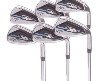 Callaway XR OS Steel Men s Right Hand Irons 5-PW Regular - Speedstep For Sale