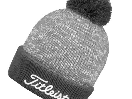 Titleist Pom Pom Beanie - Grey White Online