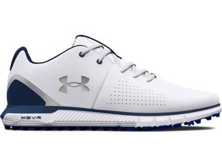 Under Armour HOVR Fade 2 Wide Fit Waterproof Spikeless Shoes - White Academy Grey Sale