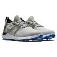 FootJoy Hyperflex Spiked Shoes - Grey White Blue Fashion