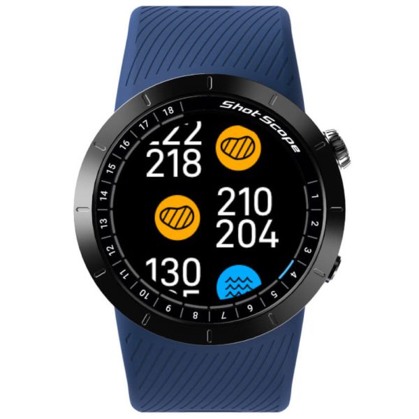 Shot Scope X5 GPS Shot Tracking Watch - Midnight Blue Online now