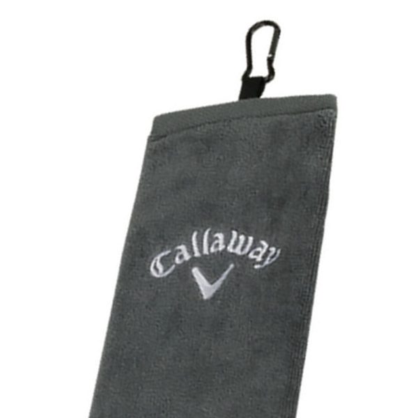 Callaway Tri-Fold Golf Towel - Grey Online now