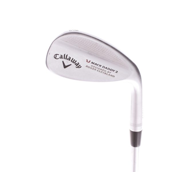 Callaway Mackdaddy 2 Chrome S Grind Steel Men s Right Hand Lob Wedge 58 Degree 10 Bounce Stiff - Project X 6.0 Online Sale