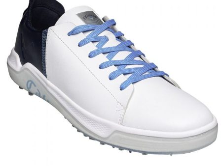 Callaway Laguna Spikeless Shoes - White Navy Hot on Sale