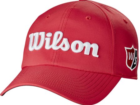 Wilson Pro Tour Cap - Red White For Sale