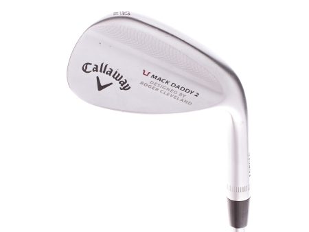 Callaway Mackdaddy 2 Chrome S Grind Steel Men s Right Hand Gap Wedge 52 Degree 8 Bounce Stiff - Project X 6.0 Supply