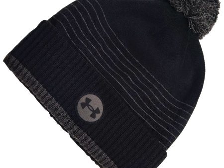 Under Armour Truckstop Fleece Beanie Hat - Black Jet Grey Cheap