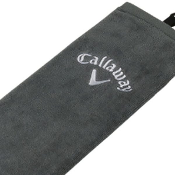 Callaway Tri-Fold Golf Towel - Grey Online now