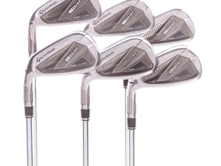 TaylorMade Sim 2 Max Steel Men s Left Hand Irons 5-PW Regular - KBS MT85 Online now