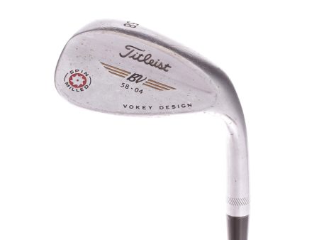 Titleist Spin Milled SM58.04 Steel Men s Right Hand Lob Wedge 58 Degree Regular - Project X 5.5 Sale