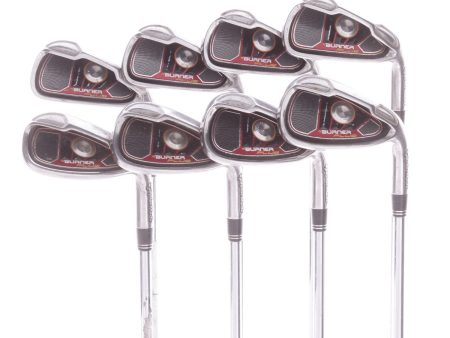 TaylorMade Burner Plus Steel Men s Right Hand Irons 4-SW Uniflex - Burner Online now