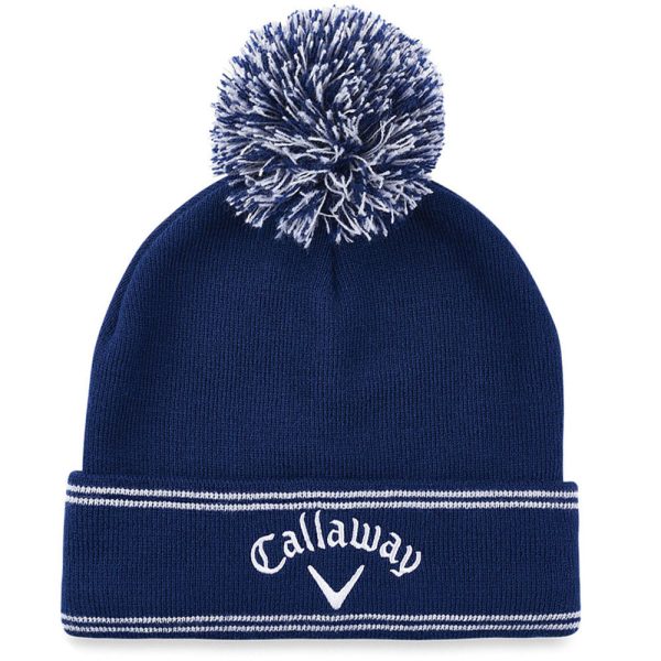 Callaway Classic Beanie Hat - Navy Silver Discount