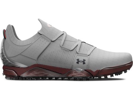 Under Armour HOVR Tour Wide Fit Spikeless Waterproof Shoes - Halo Grey After Burn Black Discount