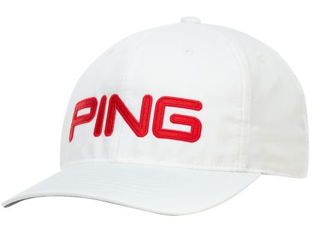 Ping Classic Lite Cap - White Red Sale